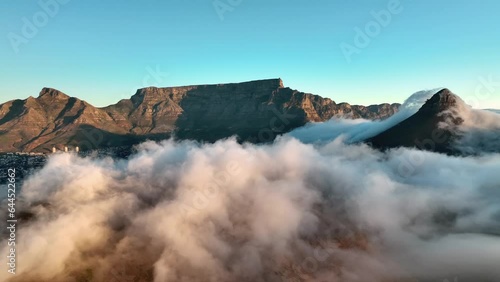Aerial view of Signal Hill, Cape Town, South Africa.