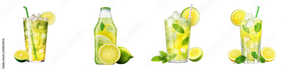 Lemon-Lime Soda clipart collection, vector, icons isolated on transparent background Lemon-Lime Soda clipart collection, vector, icons isolated on transparent background