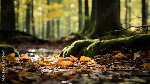 Autumn landscape, creative autumn pictures