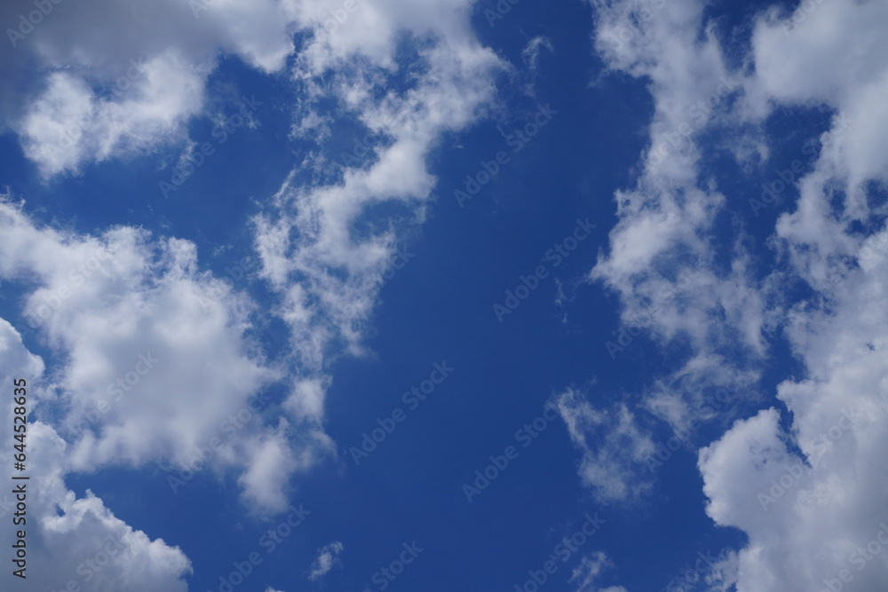 Blue sky with white clouds. Background sky gradient Blue sky with white clouds. Background sky gradient