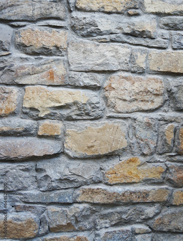 Brick wall background texture close up. Dirty brick wall with peeling plaster Brick wall background texture close up. Dirty brick wall with peeling plaster