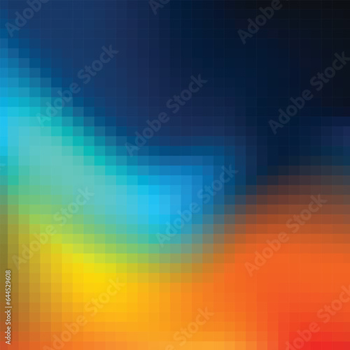 Abstract design with blurred gradient pattern background. Geometric shapes. Modern banner template design with space for your text. Vector illustration