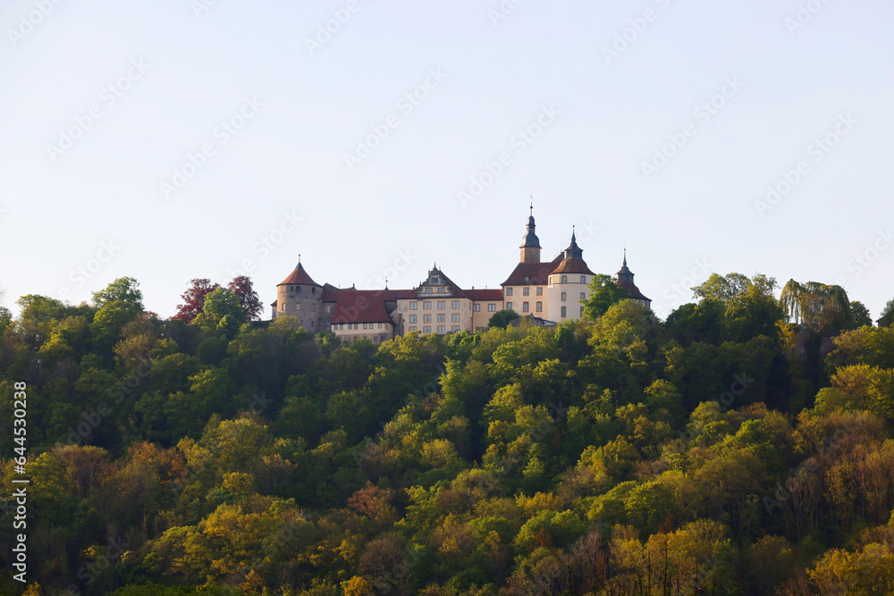 Fototapeta premium The Castle Langenburg, Hohenlohe Region, Baden-Württemberg, Germany, Europe