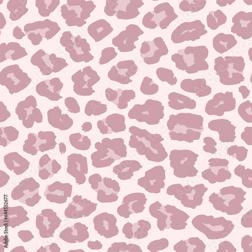 pinkish Leopard Vector Art Vector Leopard print seamless pattern background Cheetah Print seamless