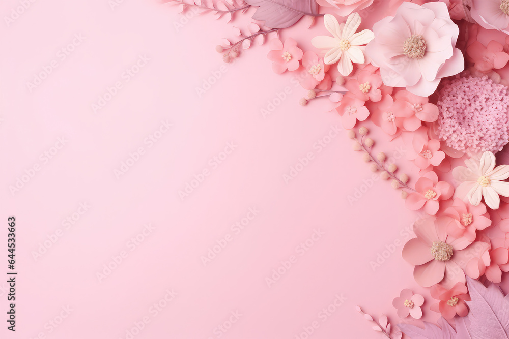 custom made wallpaper toronto digitalsakura flowers on pink background