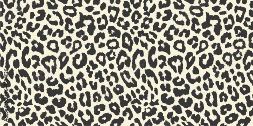 Obraz  Cheetah Print Background - White Leopard Print seamless - Seamless pattern of white leopard skin