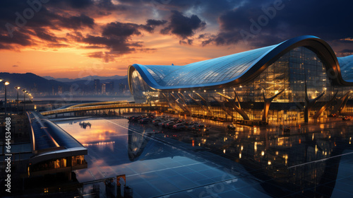 China, Hebei Province, Shijiazhuang City, Hangzhou International Airport. photo