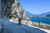 Riva del Garda, lago di Garda, Italia, sentiero del Ponale