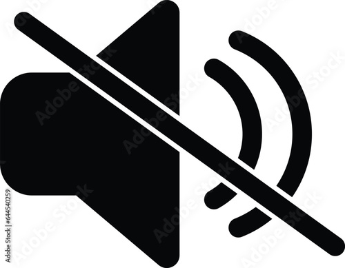 Mute icon sign vector illustration