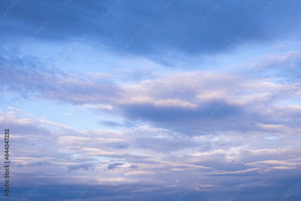 Blue sky background with clouds natural background