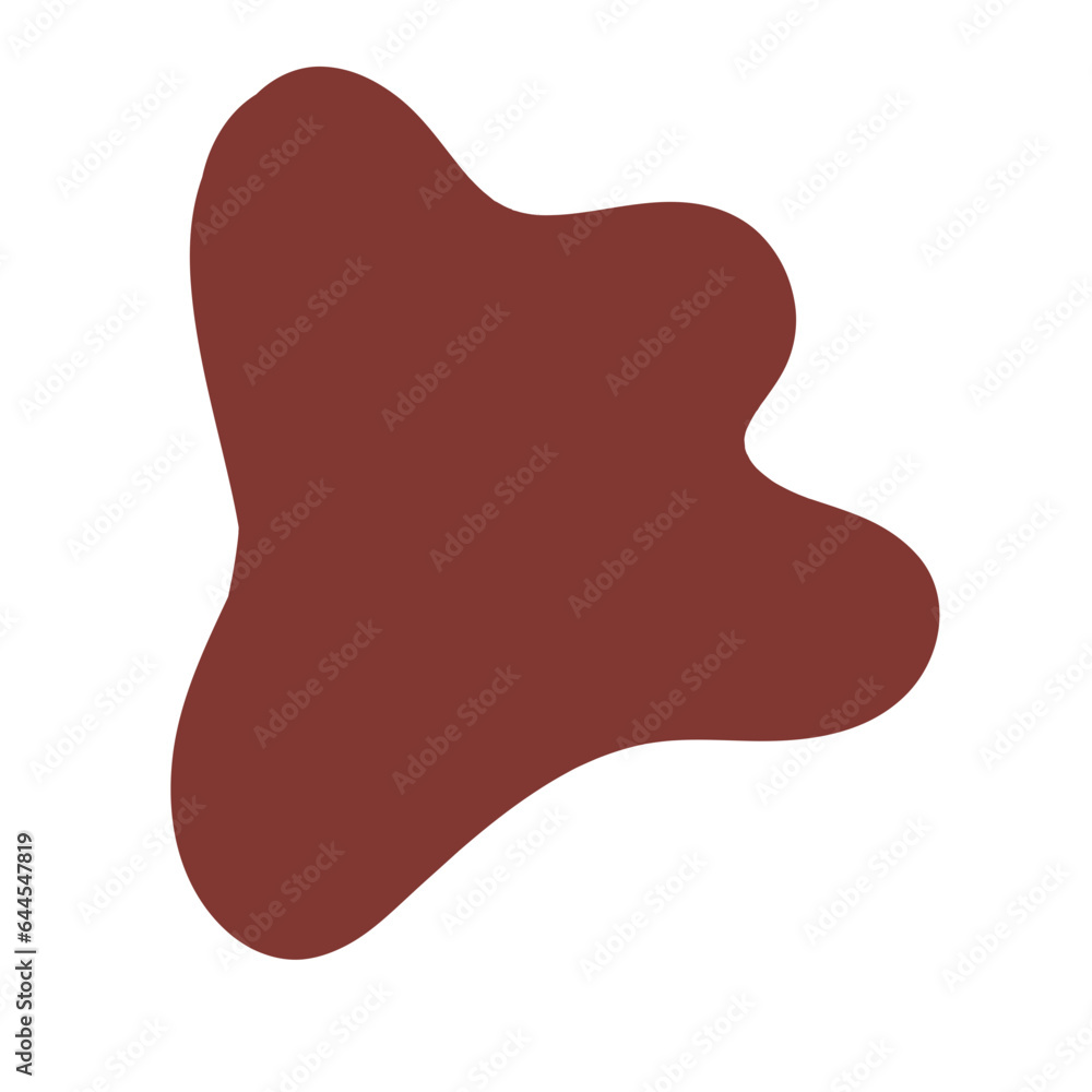 Abstract Brown Shape