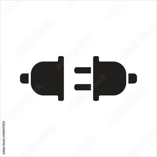 socket outlet plug in icon simple design art eps 10