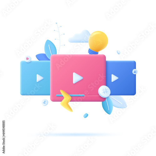 3D Cartoon Business Vector Illustration