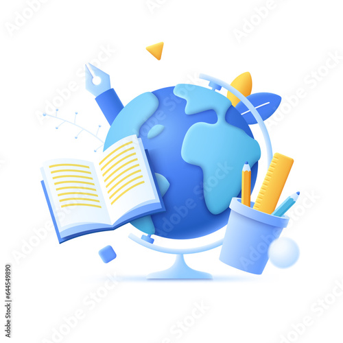 3D Cartoon Business Vector Illustration
