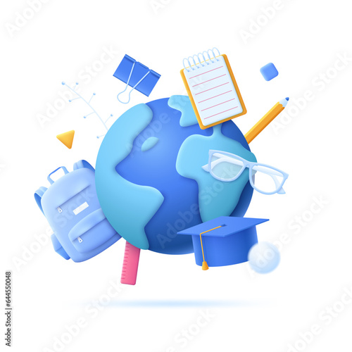3D Cartoon Business Vector Illustration