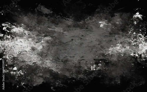 White Grunge Sketch, Dusts, and Grains on Black Background, Suitable for Overlay and Screen Filter © MUS_GRAPHIC