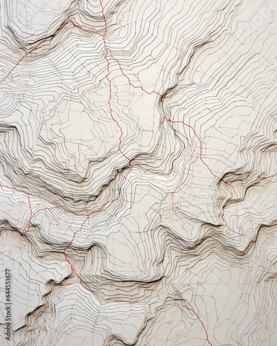 topo map background