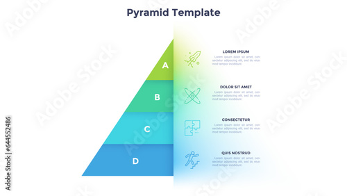 Blur Infographic Vector Template