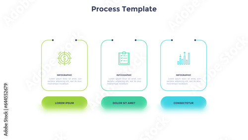 Blur Infographic Vector Template