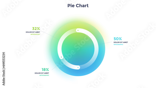 Blur Infographic Vector Template