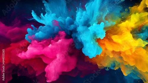 abstract colorful smoke background 