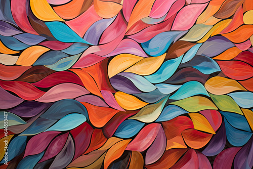 Wallpaper Mural Abstract colorful paint, brushstroke or splash on canvas background, oil painting with contemporary concept, multi color backdrop. Torontodigital.ca