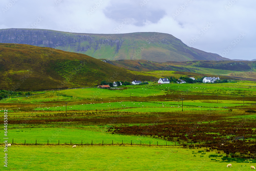 Countryside landscape, in the Isle of Skye