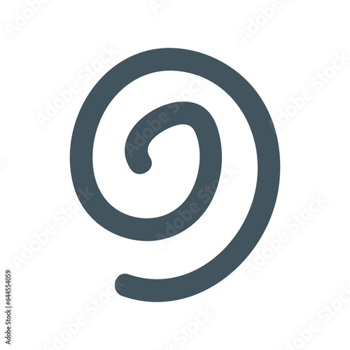 Squiggle Spiral Element