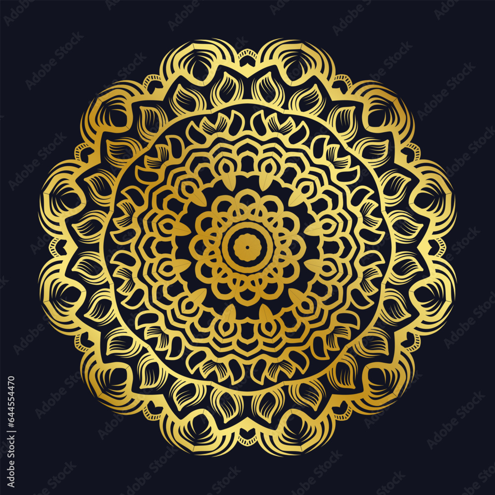 Dreamy Gradient elegant colorful Vector mandala design. Creative background floral invitation, logos, design idea mandala design template vector. 