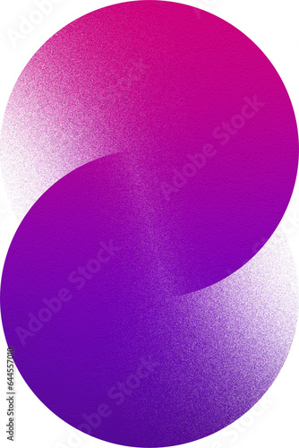 Geometric gradient faded PNG transparent background shape object