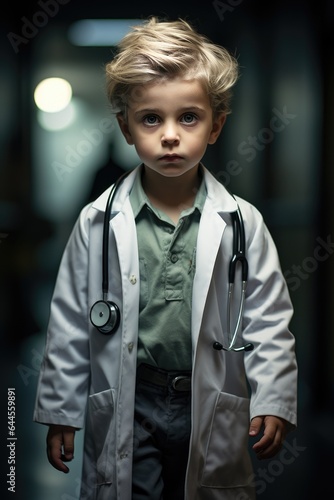 Little boy as a doctor. Gen...