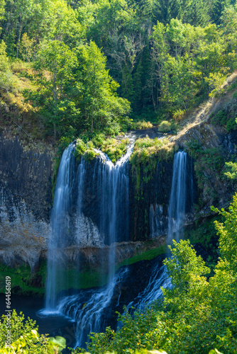Waterfall Cascade de la Beaume near Agizoux, Haute-Loire, France