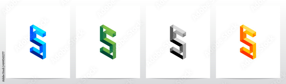 Transparent Isometric Hollow Frame Letter Logo Design S Transparent Isometric Hollow Frame Letter Logo Design S