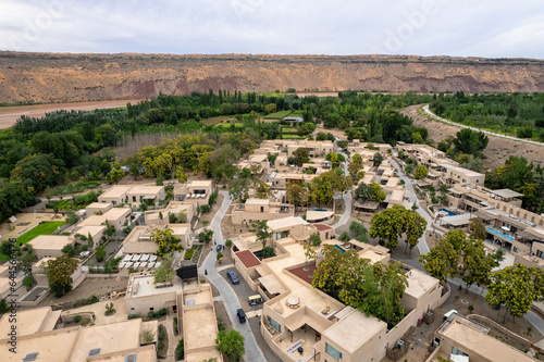 Photography view of the inn in zhongwei, China