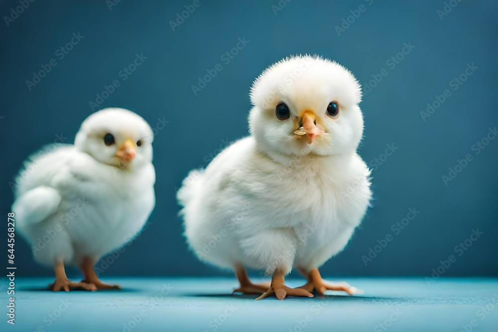 two little chicken