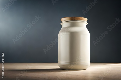 white bottle of milk on the beach