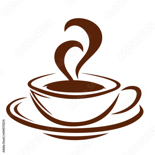 cup of coffee with chocolate, coffee cup Latte and cappuccino