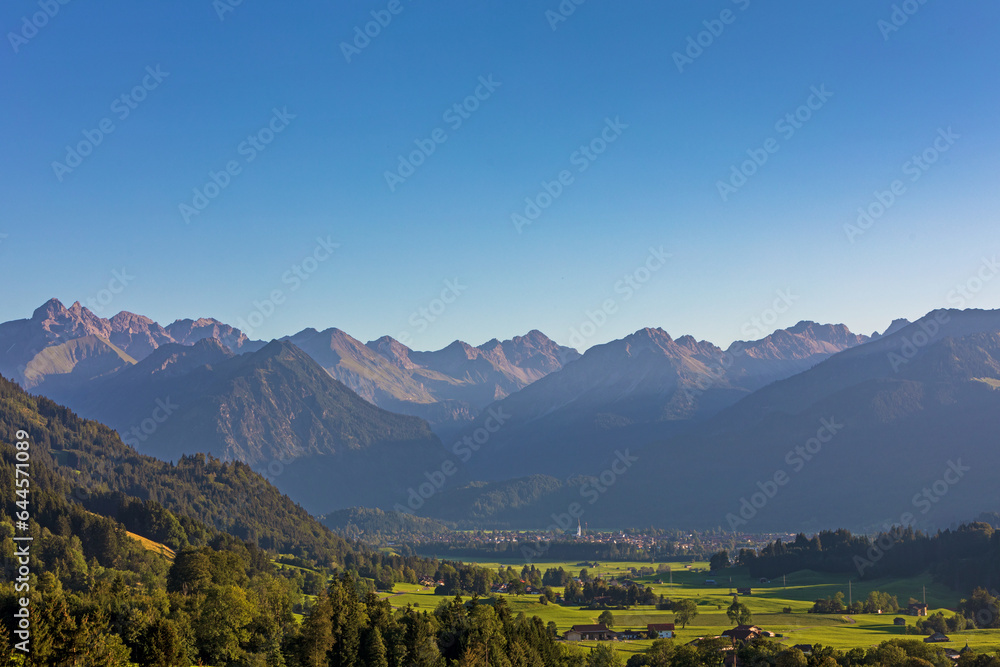 Allgäu - Berge - Panorama - Sommer - malerisch - Oberstdorf
