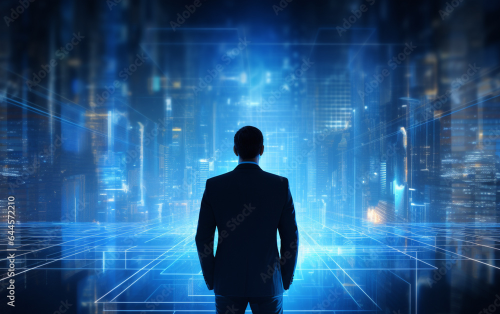 Abstract background dark blue with modern corporate concept Abstract background dark blue with modern corporate concept