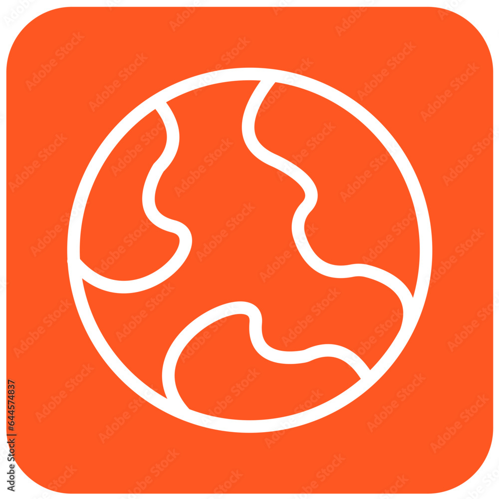Earth Vector Icon Design Illustration Earth Vector Icon Design Illustration