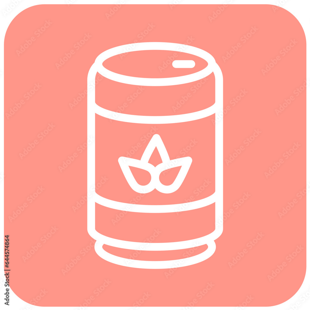 Can Vector Icon Design Illustration Can Vector Icon Design Illustration