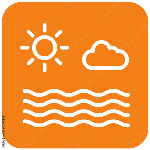 Sea Vector Icon Design Illustration