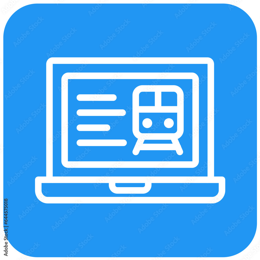 Online booking Vector Icon Design Illustration Online booking Vector Icon Design Illustration