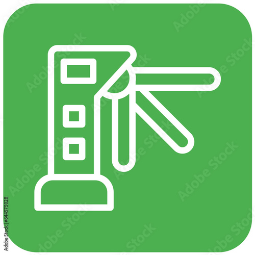Turnstiles Vector Icon Design Illustration