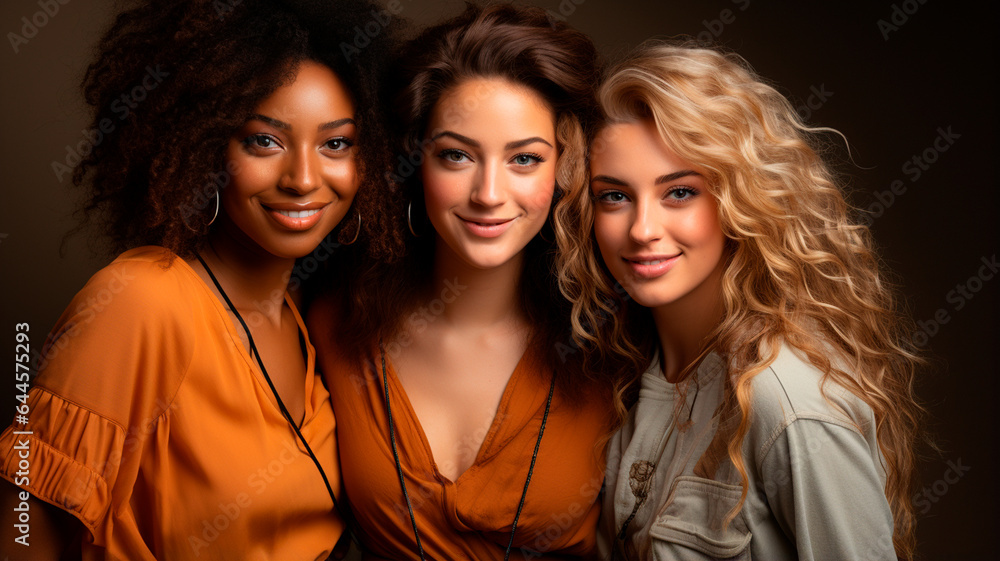 three women posing for a picture together three women posing for a picture together