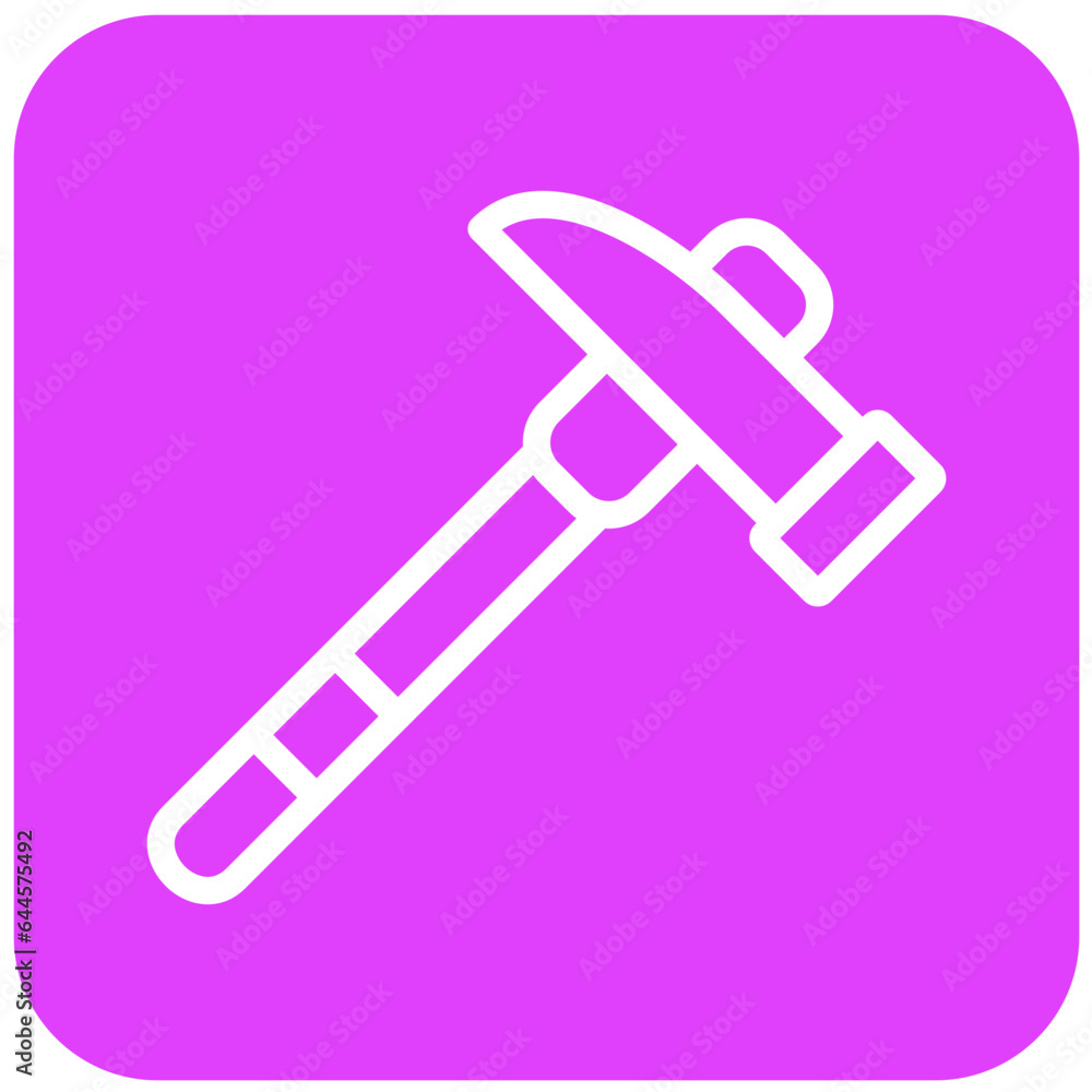 Pick hammer Vector Icon Design Illustration Pick hammer Vector Icon Design Illustration