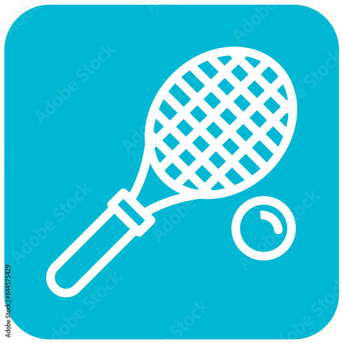 Racket Vector Icon Design Illustration