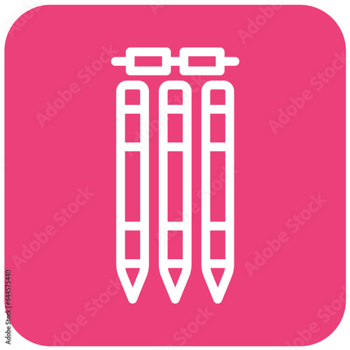 Wickets Vector Icon Design Illustration