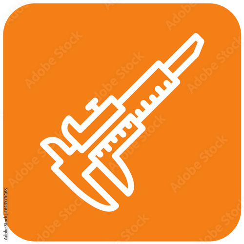 Caliper Vector Icon Design Illustration