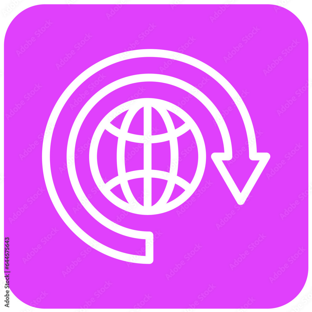 Around the world Vector Icon Design Illustration Around the world Vector Icon Design Illustration